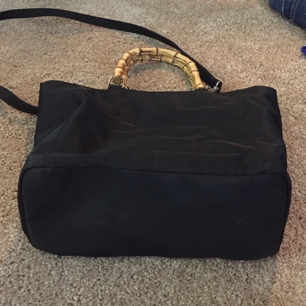 bamboo‎ handled bag
